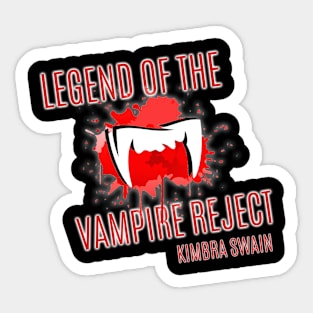 Legend of the Vampire Reject Logo Shirt Sticker